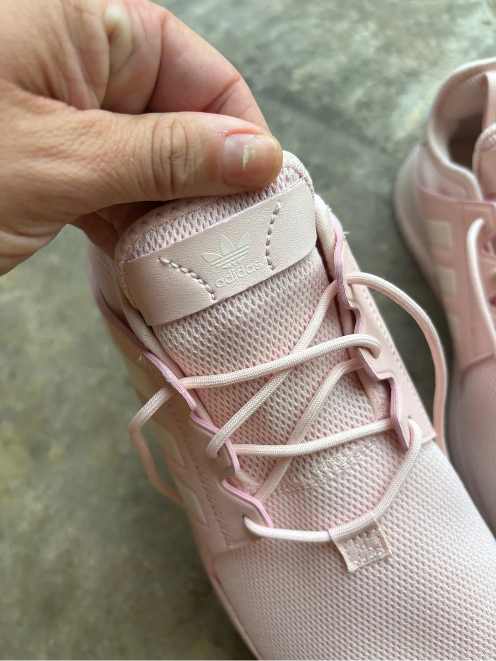 adidas Women’s Pink Mesh Athletic Sneakers
